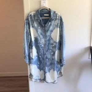 Free People Oversized Denim Dress